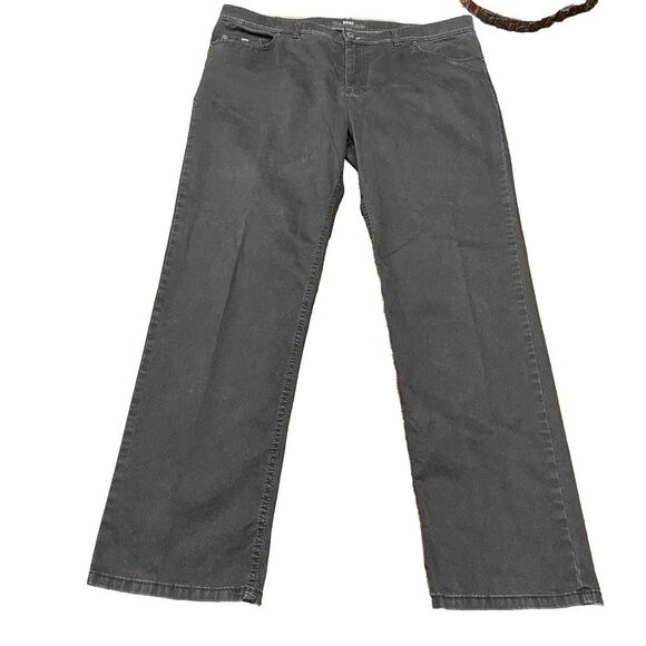 BRAX Cooper Fancy Pants‎ Mens 40x34 (40x33) Gray Chino 5 Pocket Regular Fit - Picture 1 of 6